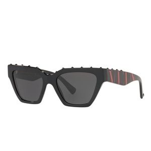 Authentic Valentino VA4046 Sunglasses in Black/Smoke